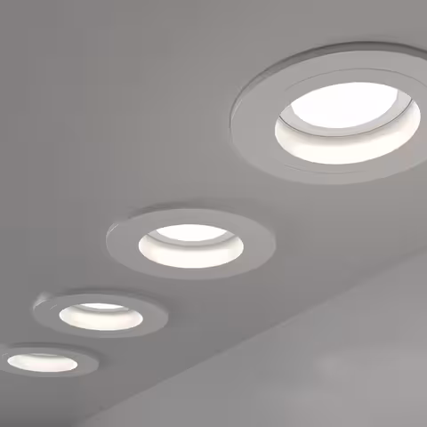 Strahler Deckeneinbau-3D-Rendering.