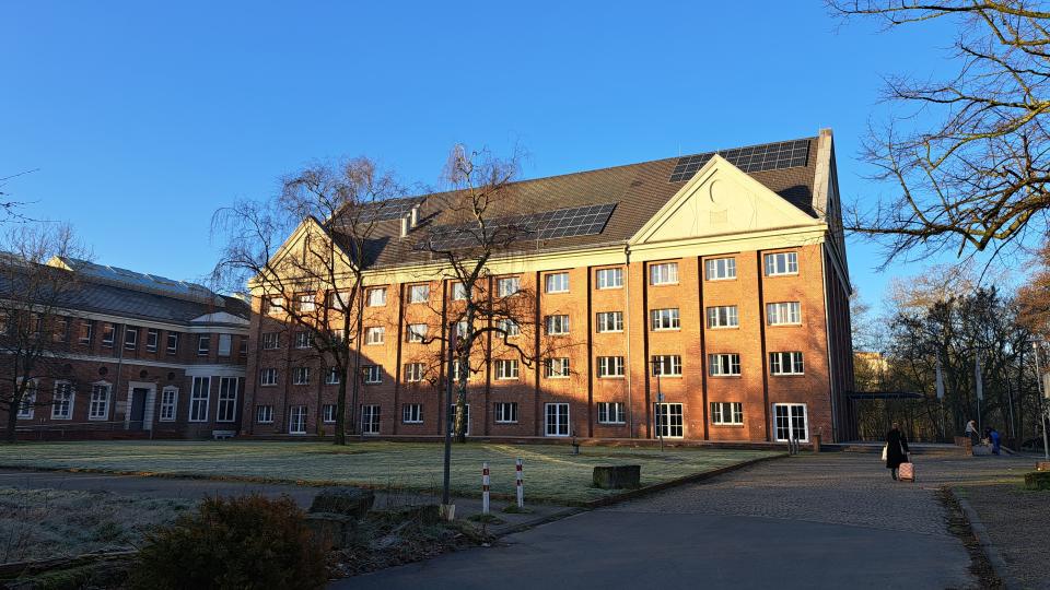 das Hauptgebäude des Lichthofs, der BLB-eigenen Weiterbildungseinrichtung in Gelsenkirchen