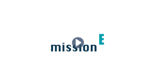 Logo der "mission E" mit Playbutton